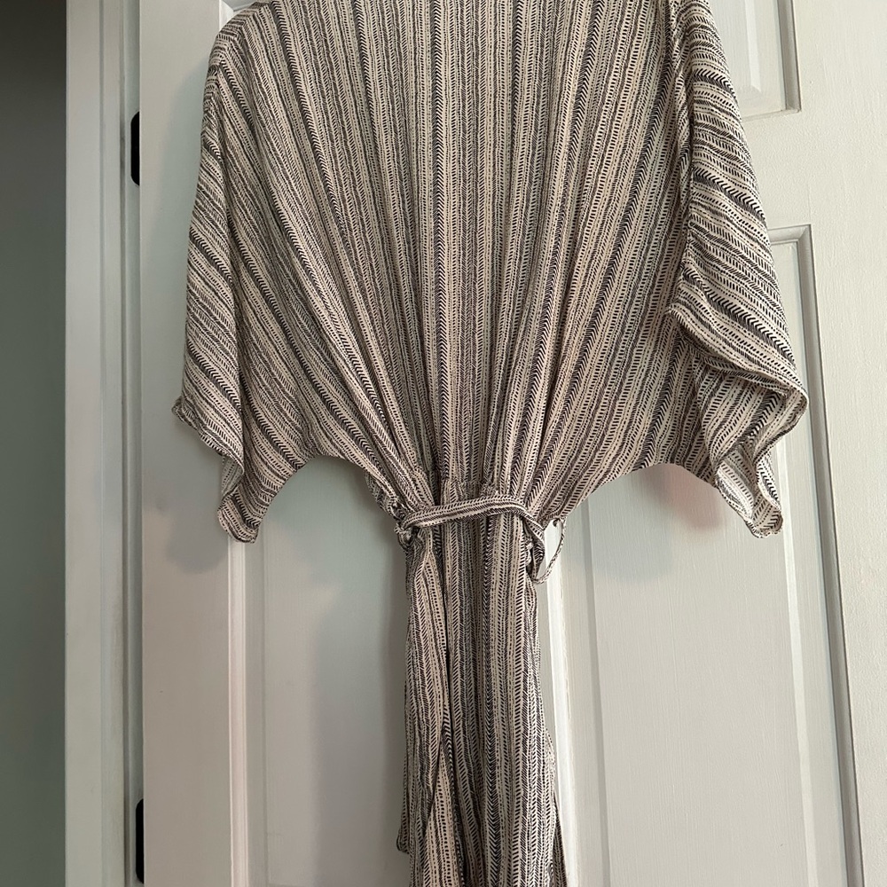 Belted Striped Romper - Size S - Picture 3 of 5